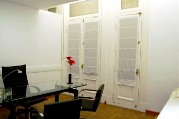 Sala de espera confortable